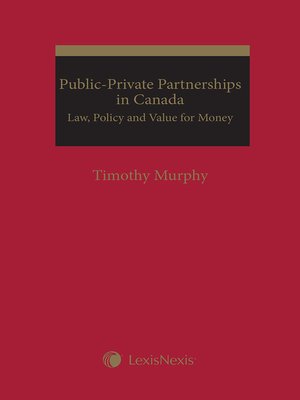 cover image of Public-Private Partnerships in Canada